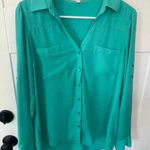 Express Portofino shirt, aqua
